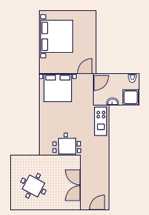 Ground-plan of the apartment - 3 - A3